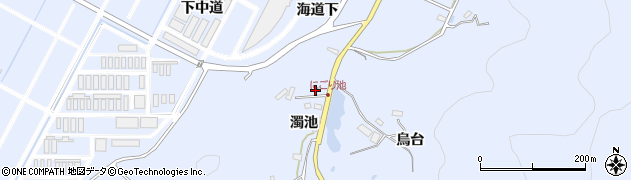 福島県郡山市日和田町高倉海道下周辺の地図