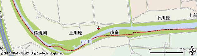 福島県本宮市岩根小室周辺の地図