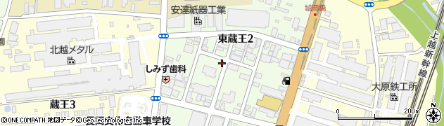 新潟県長岡市東蔵王周辺の地図
