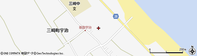 石川県珠洲市三崎町（宇治ヨ）周辺の地図