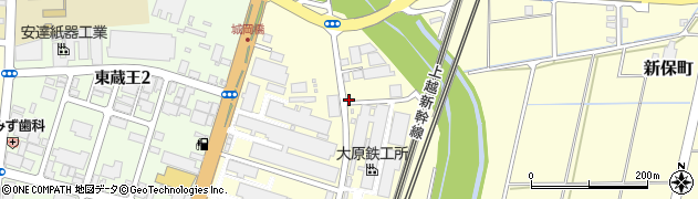 新潟県長岡市城岡周辺の地図