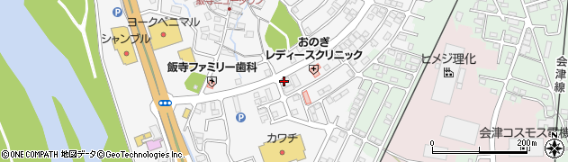 うさちゃんクリーニング会津第二工場店周辺の地図