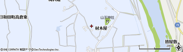 福島県郡山市日和田町高倉（南台）周辺の地図