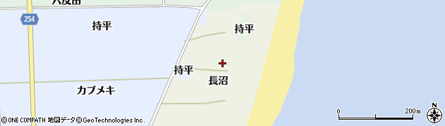 福島県浪江町（双葉郡）中浜（長沼）周辺の地図