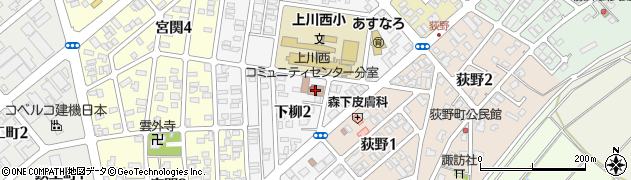 長岡市　上川西コミュニティセンター分室周辺の地図