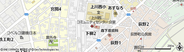 新潟県長岡市下柳周辺の地図