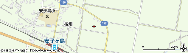 福島県郡山市熱海町安子島（反畑）周辺の地図