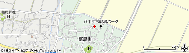 新潟県長岡市富島町周辺の地図