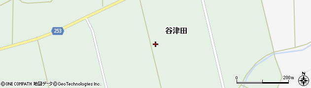 福島県浪江町（双葉郡）谷津田（万海谷地）周辺の地図