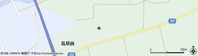 福島県双葉郡浪江町谷津田愛宕前周辺の地図