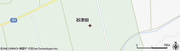 福島県双葉郡浪江町谷津田椿平周辺の地図