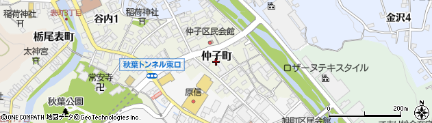 新潟県長岡市仲子町7周辺の地図