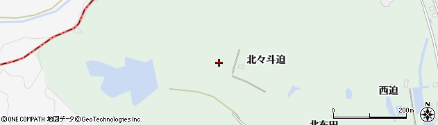 福島県双葉町（双葉郡）鴻草（北々斗迫）周辺の地図