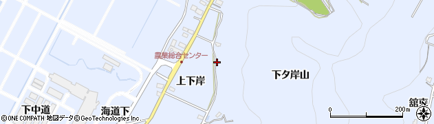 福島県郡山市日和田町高倉（下タ岸）周辺の地図
