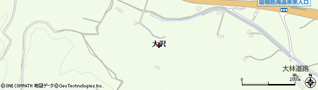 福島県郡山市熱海町安子島（大沢）周辺の地図