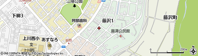 新潟県長岡市藤沢1丁目周辺の地図