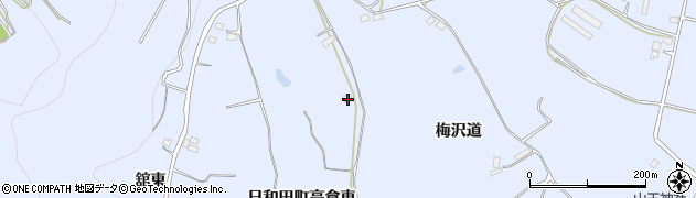 福島県郡山市日和田町高倉東周辺の地図