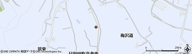福島県郡山市日和田町高倉（東）周辺の地図