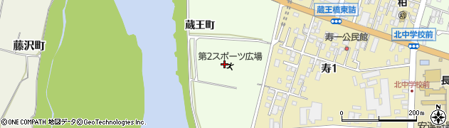 新潟県長岡市蔵王町周辺の地図