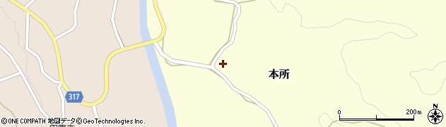 新潟県長岡市本所1203周辺の地図