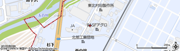 福島県郡山市日和田町高倉（榎田）周辺の地図