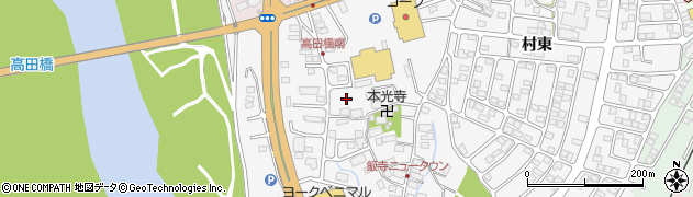 福島県会津若松市門田町大字飯寺（村西）周辺の地図