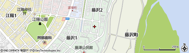 新潟県長岡市藤沢2丁目周辺の地図