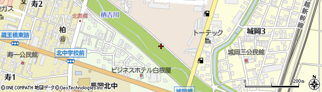 新潟県長岡市北園町1周辺の地図
