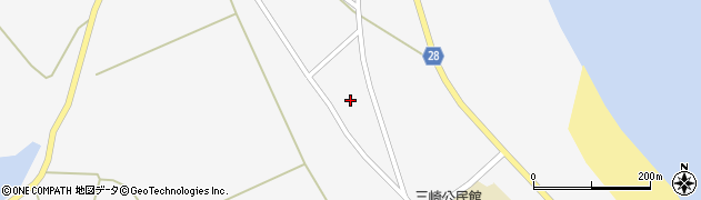 石川県珠洲市三崎町森腰ラ130周辺の地図