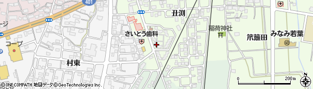 福島県会津若松市門田町大字日吉丑渕29周辺の地図