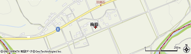 福島県本宮市岩根（梅原）周辺の地図