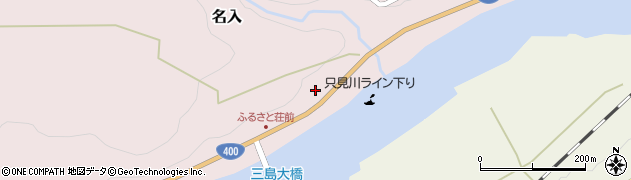 福島県大沼郡三島町名入上赤谷周辺の地図