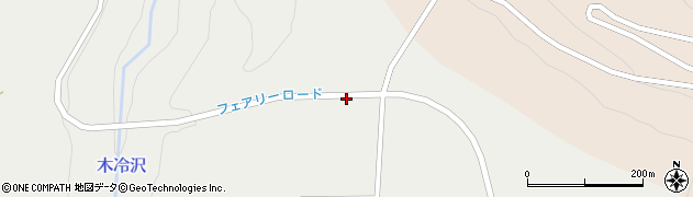 福島県大沼郡金山町大栗山下松原周辺の地図