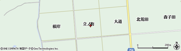 福島県双葉郡浪江町請戸立ノ町周辺の地図