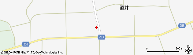 福島県浪江町（双葉郡）酒井（曲師前）周辺の地図