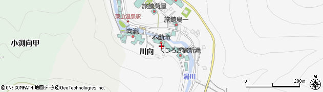 福島県会津若松市東山町大字湯本周辺の地図