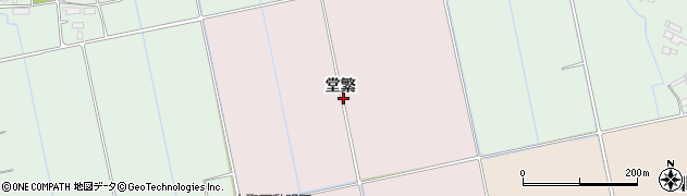 福島県会津若松市北会津町両堂（堂繁）周辺の地図