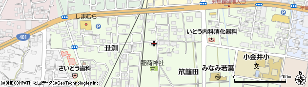 福島県会津若松市門田町大字日吉丑渕155周辺の地図