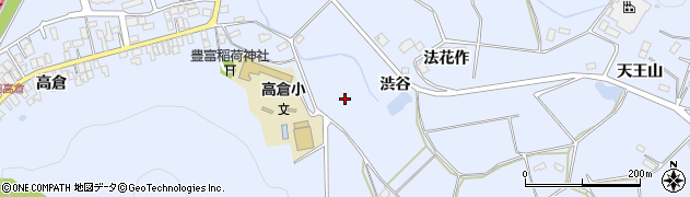 福島県郡山市日和田町高倉（山ノ神）周辺の地図