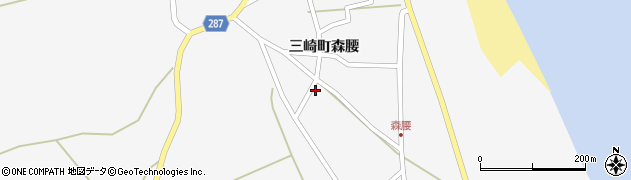 石川県珠洲市三崎町森腰ラ69周辺の地図