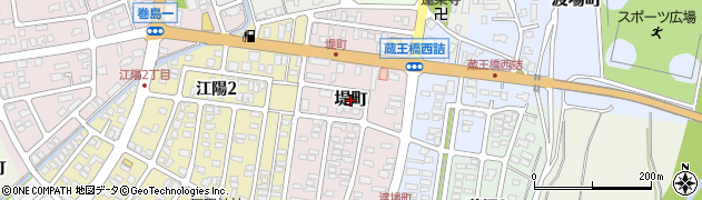 新潟県長岡市堤町周辺の地図