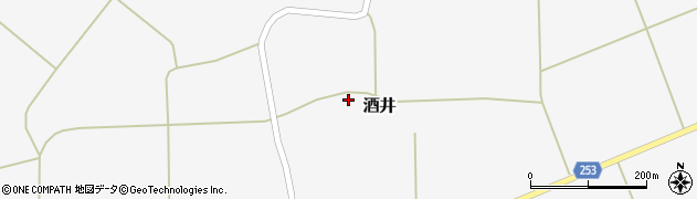 福島県浪江町（双葉郡）酒井（仲小屋前）周辺の地図