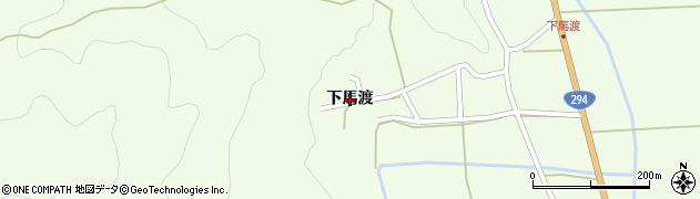 福島県会津若松市湊町大字共和（下馬渡）周辺の地図