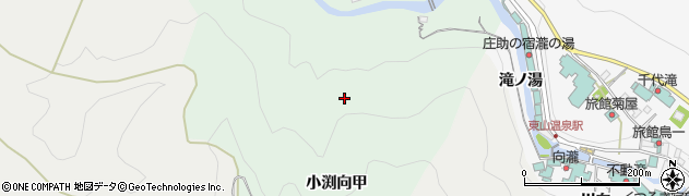 福島県会津若松市東山町大字石山（小渕向甲）周辺の地図