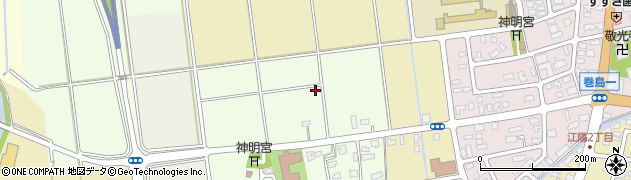 新潟県長岡市上野町周辺の地図