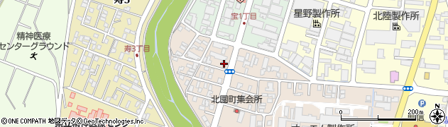 新潟県長岡市北園町216周辺の地図