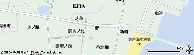 福島県浪江町（双葉郡）請戸（雷）周辺の地図