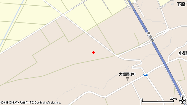 〒979-1543 福島県双葉郡浪江町小野田の地図