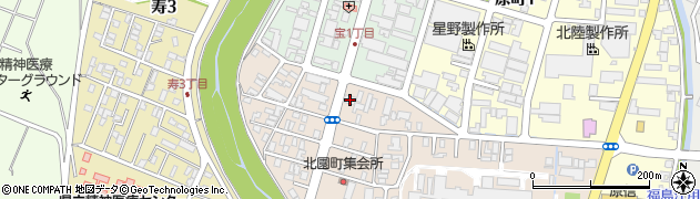 新潟県長岡市北園町213周辺の地図
