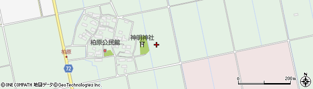 福島県会津若松市北会津町柏原（宮尻）周辺の地図